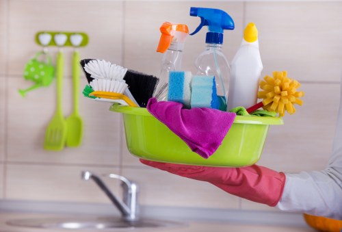 Cleaning team safety and insurance planning at a Docklands property
