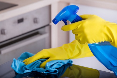 Professional communal area cleaning for a modern Docklands development