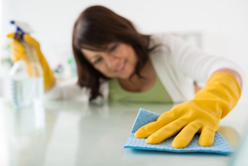 Commercial one off cleaning in a Docklands office space