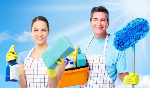A clean and bright Docklands living space after domestic cleaning
