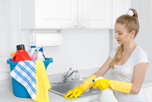 Tile and grout hard floor cleaning in Docklands